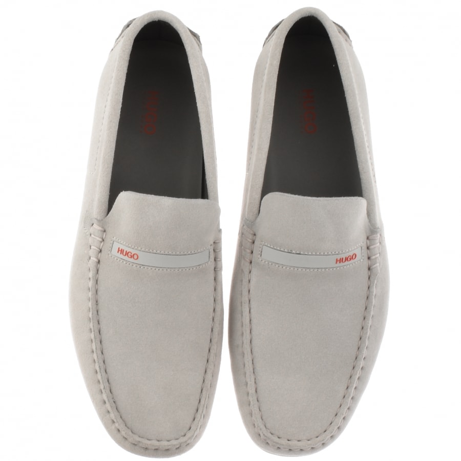 Alternative Image for ProductHUGO Dandy Driver Suede Shoes Grey3